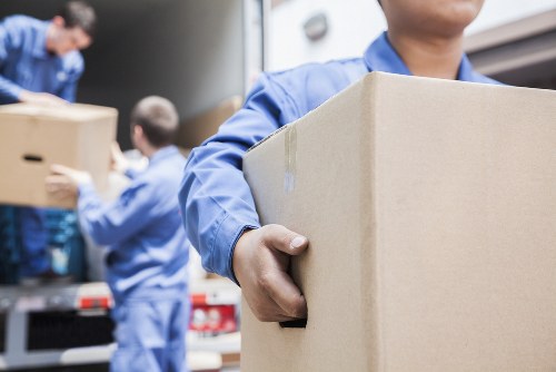 Man and van service moving boxes and furniture