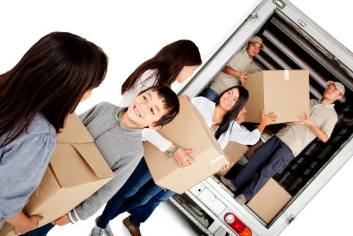 Man And Van Manorhouse vehicle loaded for responsible recycling and reuse