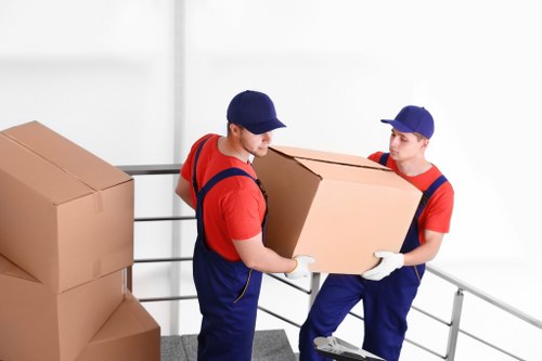 Careful loading and safety checks at a Manorhouse property