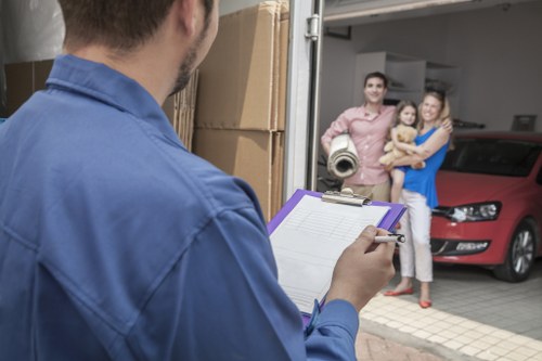 Customer complaint review process for a moving service