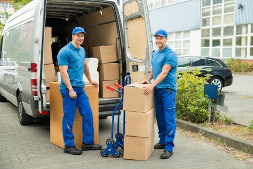 Local Manorhouse van service transporting furniture safely