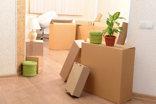 Local removal team handling furniture during a Manorhouse home move